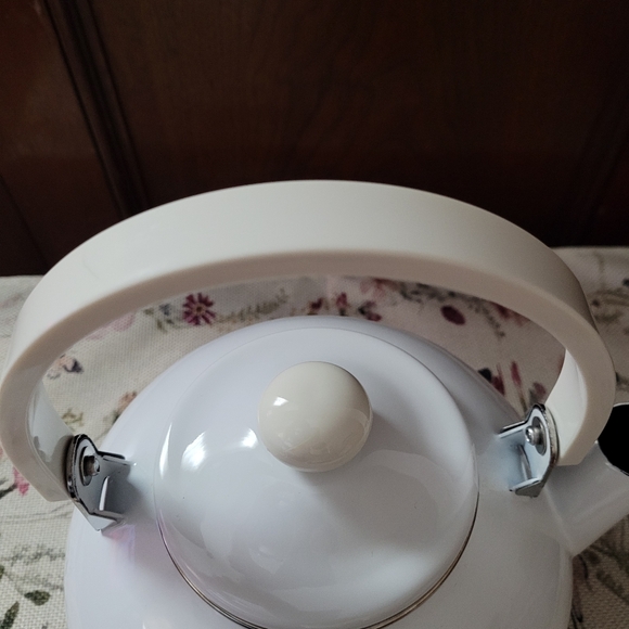 Pre Owned Pfaltzgraff Winterberry 3--Quart Enamel on Steel Tea Kettle - Picture 6 of 14